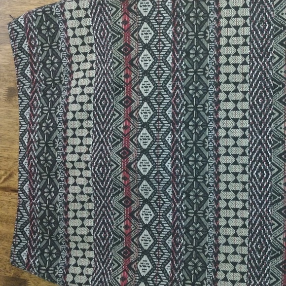 J Jill Cotton Blend Abstract print Midi Skirt M - Picture 2 of 6